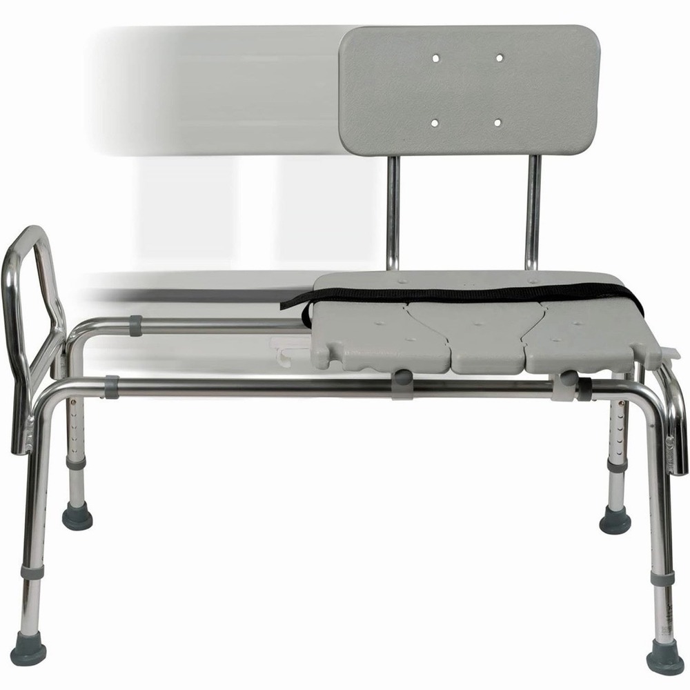 DMI Tub 1 Count (Pack of 1), Transfer Bench and Sliding Shower Chair